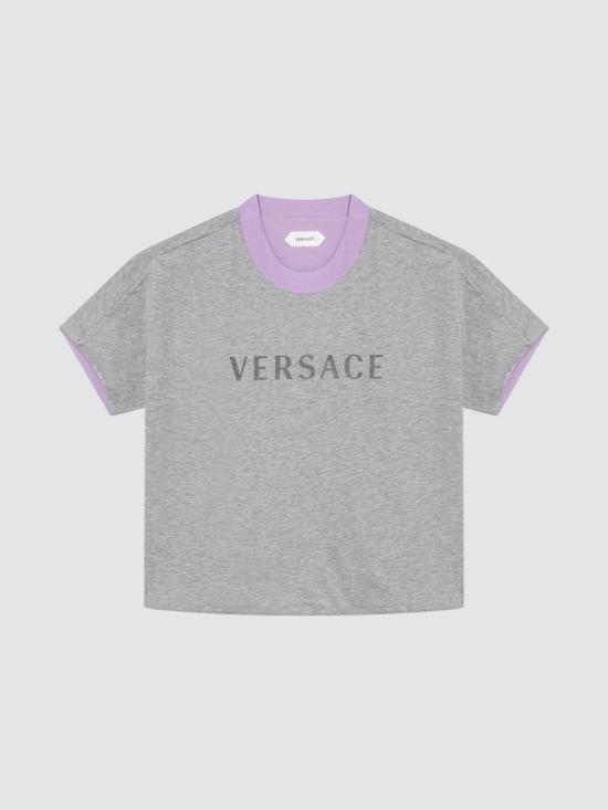 26FW 베르사체 반팔 티셔츠 10260021A18732 2EZ00 Grey 1 - VERSACE