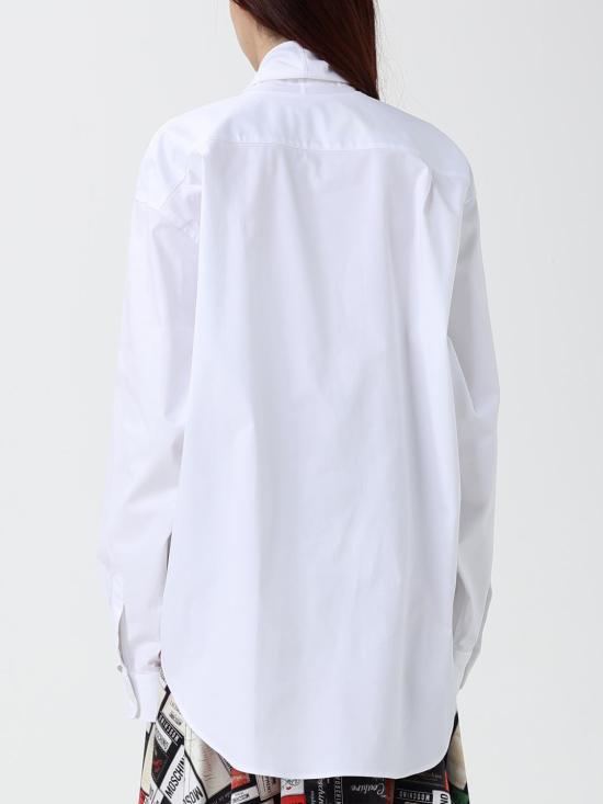 26FW 모스키노 탑 02145436 0001 White - MOSCHINO
