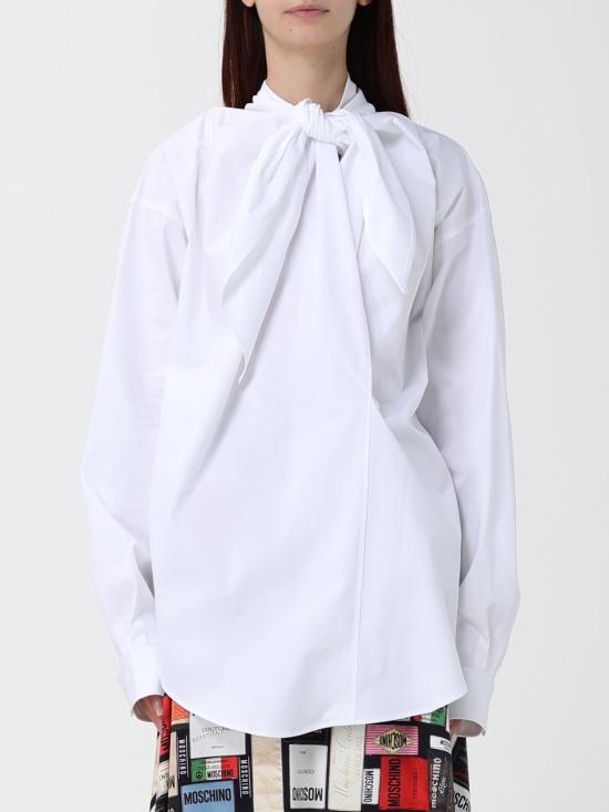 26FW 모스키노 탑 02145436 0001 White