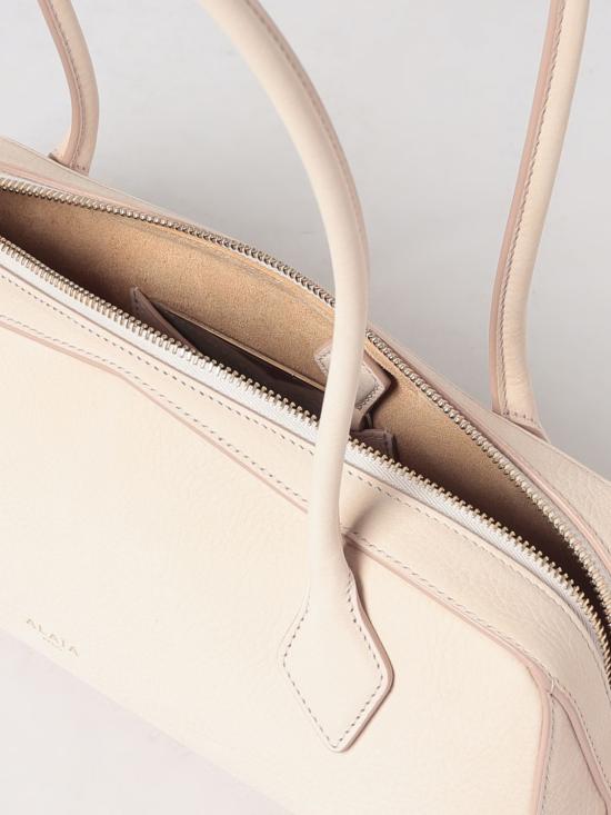 26FW 알라이아 르 테켈 미디움 레더 숄더백 AA1S06033CA214 404 Pink - ALAIA