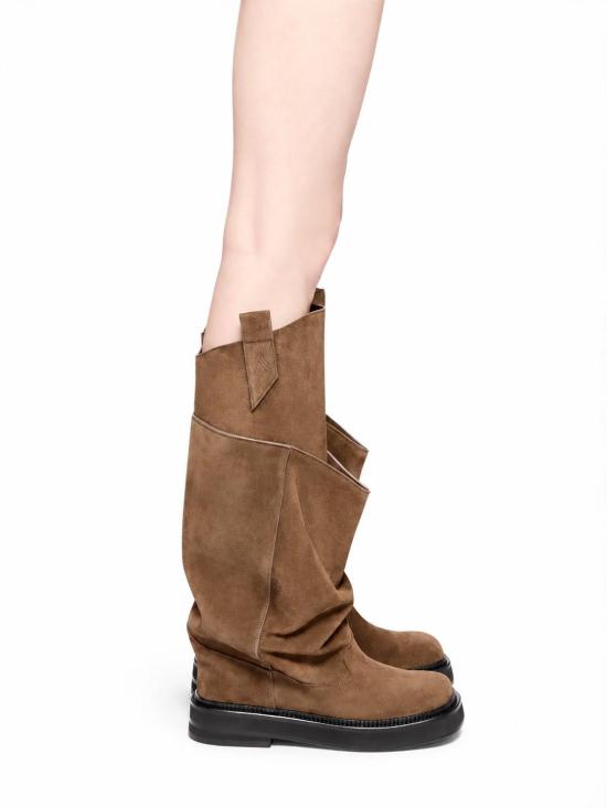 26FW 디 아티코 부츠 260WSH00902LBT040AA 064 BROWN - THE ATTICO