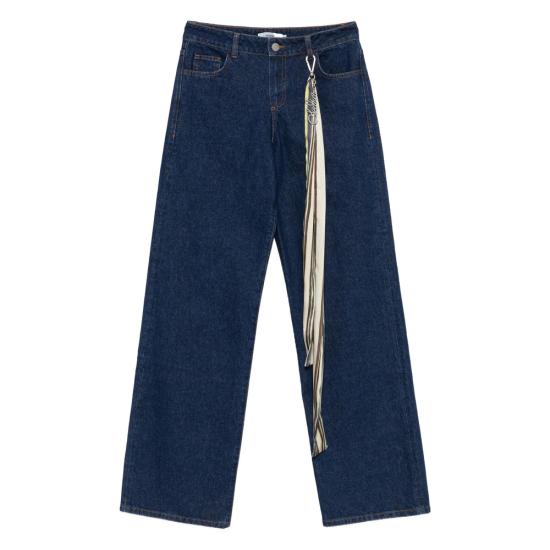 25FW 시에드레 데님 팬츠 WPF25BT24 ODETTE NAVY