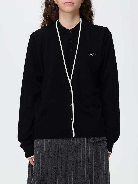 26FW 칼라거펠트 스웨터 B3W18038 999 Black
