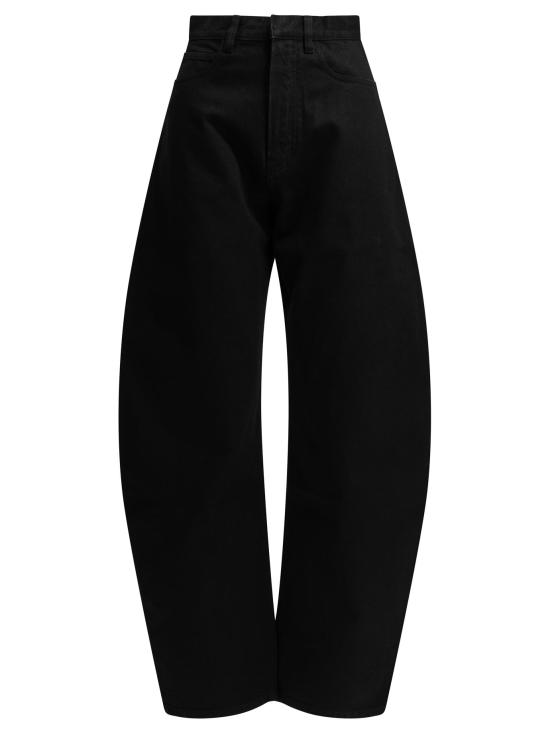 26FW 알라이아 데님 팬츠 AA9P1443D003D995 Black