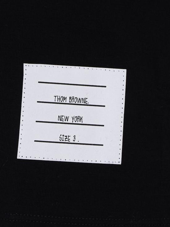 26FW 톰브라운 폴로 티셔츠 MJP254AJ0301 001 Black - THOM BROWNE
