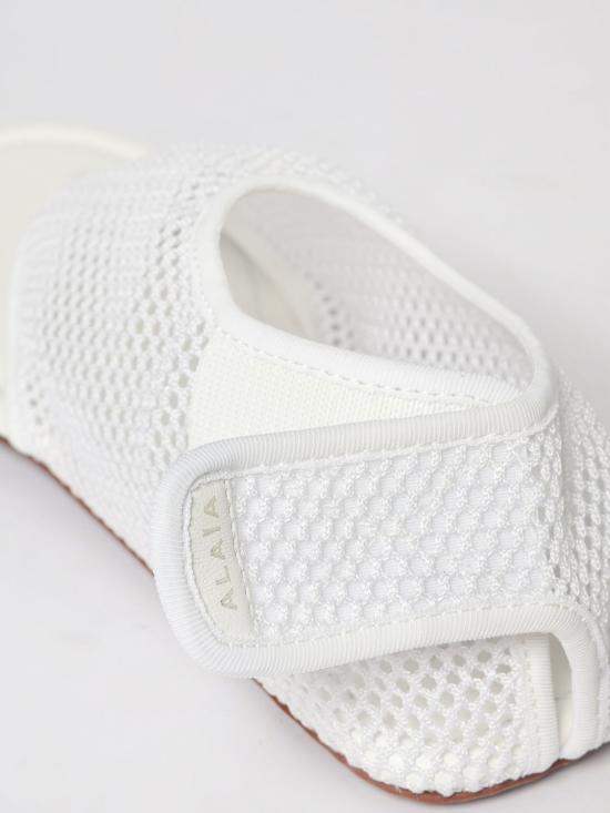 26FW 알라이아 힐/펌프스 AA3S126TK050 010 White - ALAIA