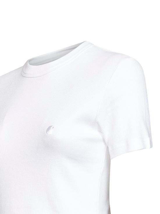 26FW 칼하트 WIP 폴로 티셔츠 I035471 02XX WHITE - CARHARTT WIP