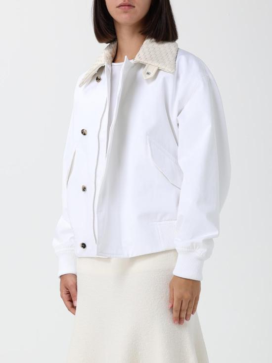 26FW 보테가베네타 자켓 869436V6KO0 9000 White - BOTTEGA VENETA