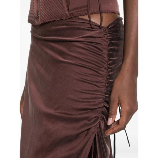 26FW 마리아루시아호한 원피스 MALEENA BITCH BROWN - MARIA LUCIA HOHAN