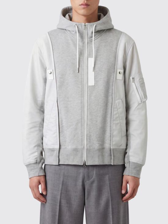 26FW 사카이 긴팔 티셔츠 SCM323 381 Grey