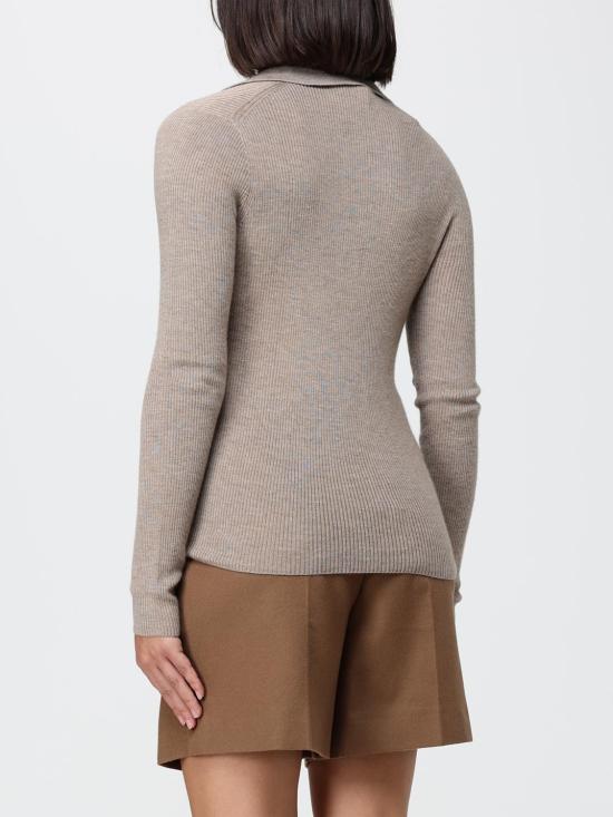 26FW 막스마라 폴로 티셔츠 2621366262600 002 Beige - MAX MARA