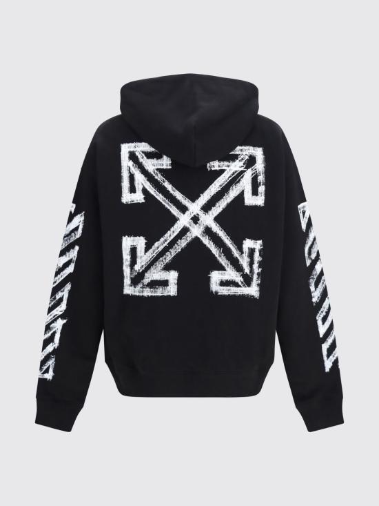 26FW 오프화이트 긴팔 티셔츠 OMBB085F26FLE00L00 001 Black - OFF WHITE