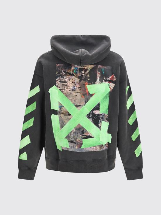 26FW 오프화이트 긴팔 티셔츠 OMBB085F26FLE00T00 001 Black - OFF WHITE