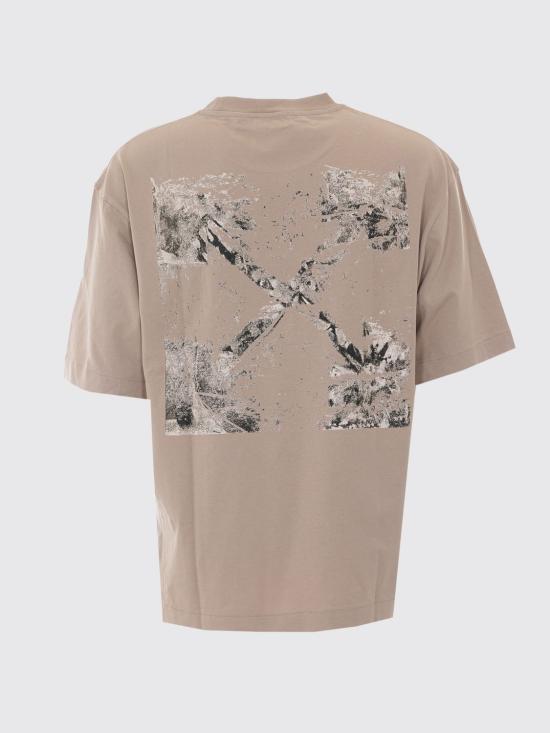26FW 오프화이트 반팔 티셔츠 OMAA120F26JER00D0 031 Beige - OFF WHITE
