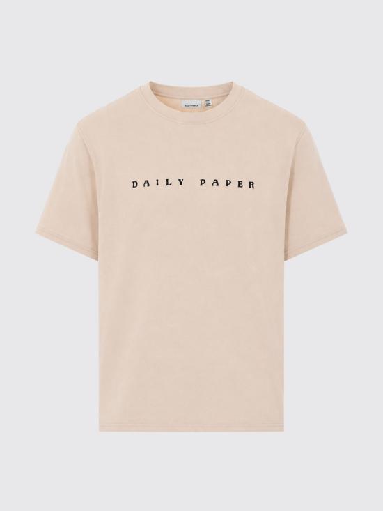 26FW 데일리 페이퍼 반팔 티셔츠 2610173 MOONBEAM Beige - DAILY PAPER
