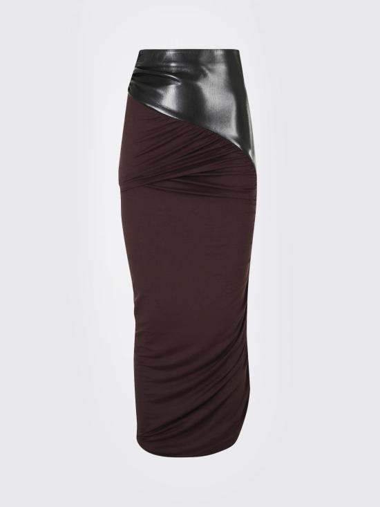 26FW 안다마네 스커트 T200321ATJV053 383 Brown - ANDAMANE