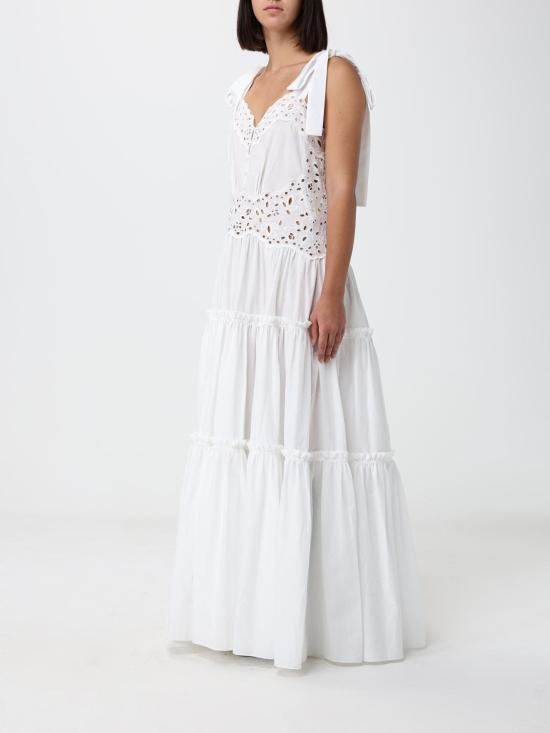 26FW 끌로에 롱 원피스 CH26ARO39040 107 White - CHLOE