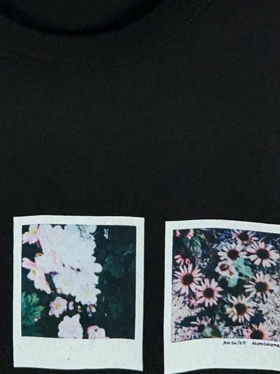 26FW 드리스 반 노튼 반팔 티셔츠 0211154603 900 Black - DRIES VAN NOTEN
