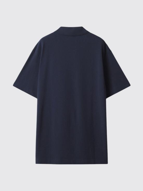 26FW 메종키츠네 폴로 티셔츠 MRMJL01KP0001 0413 Navy - MAISON KITSUNE
