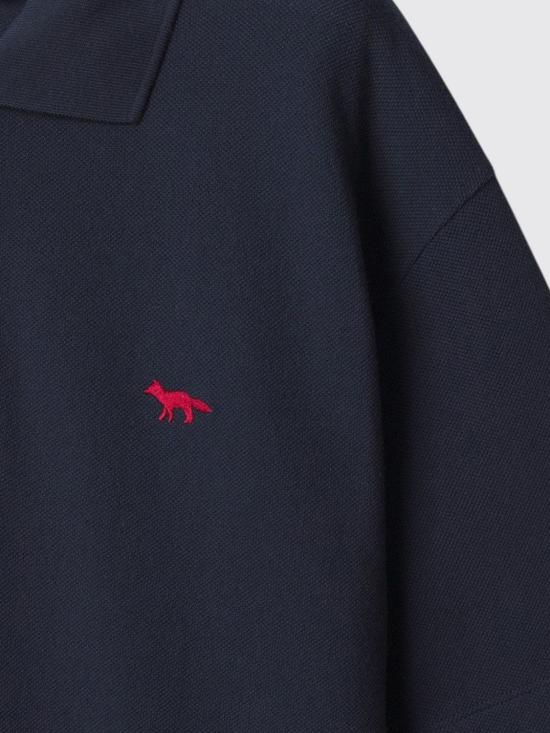 26FW 메종키츠네 폴로 티셔츠 MRMJL01KP0001 0413 Navy - MAISON KITSUNE