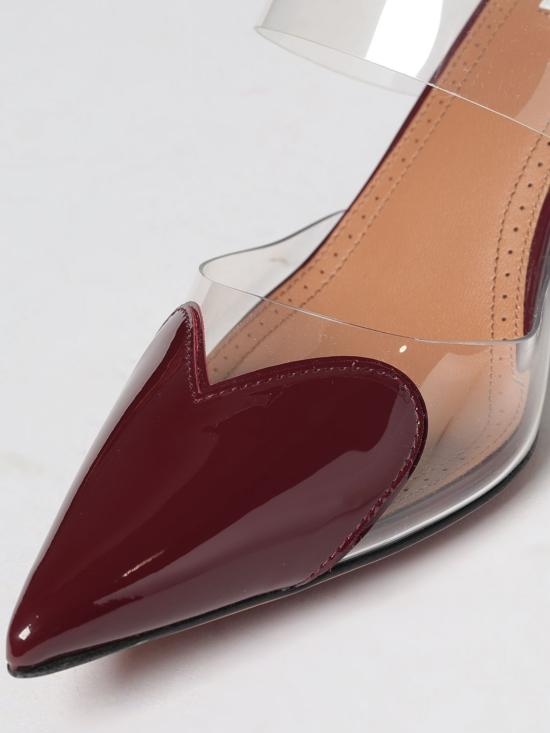 26FW 알라이아 힐/펌프스 AA3M3013CK150 325 Burgundy - ALAIA