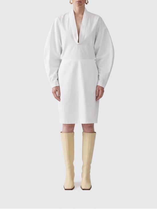26FW 자크뮈스 롱 원피스 DRW00862AW00351 100 White