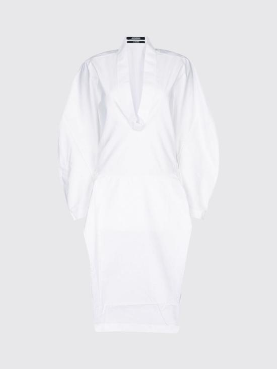 26FW 자크뮈스 롱 원피스 DRW00862AW00351 100 White - JACQUEMUS