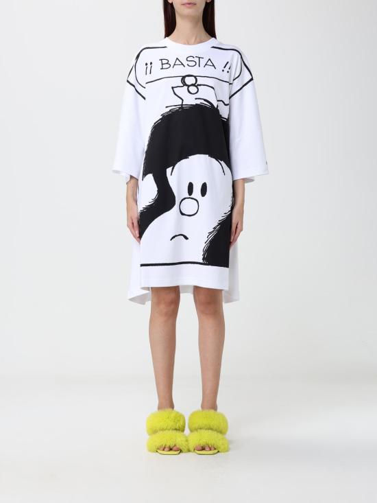 26FW 모스키노 롱 원피스 04465442 1001 White
