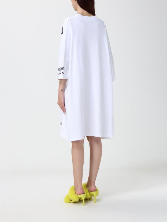 26FW 모스키노 롱 원피스 04465442 1001 White - MOSCHINO