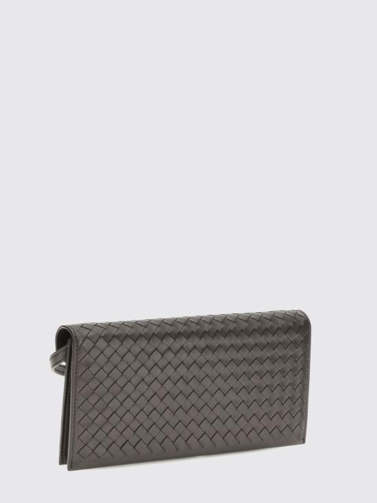 26FW 보테가베네타 인트레치아토 피콜로 엔벨로프 파우치 A0067TV0HW4 2094 Coffee - BOTTEGA VENETA