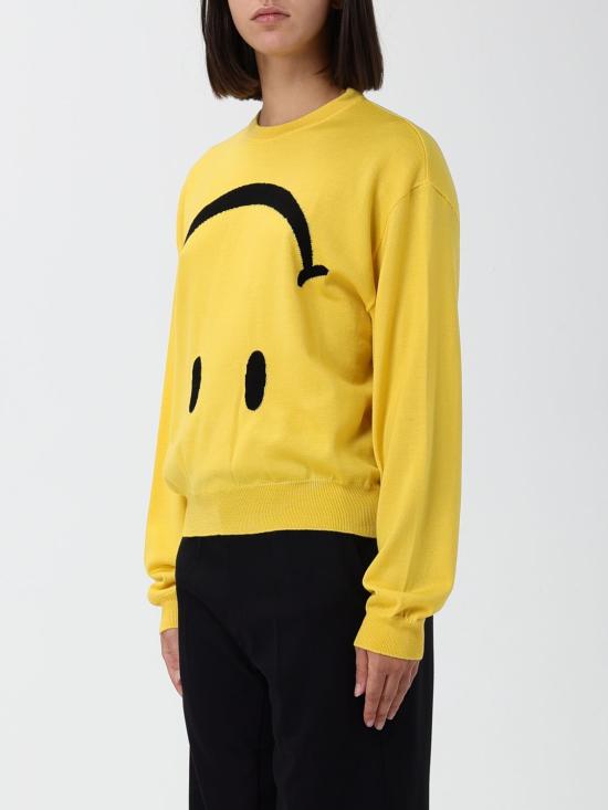26FW 모스키노 스웨터 09405500 3030 Yellow - MOSCHINO