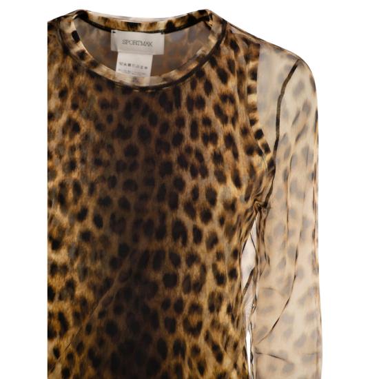 26SS 스포트막스 폴로 티셔츠 SPXZEBU 279 001 BROWN - SPORTMAX