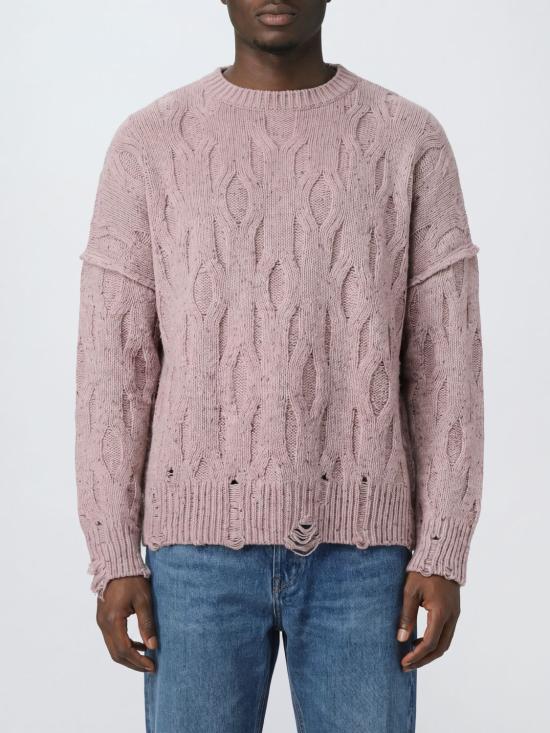 26FW 리프레젠트 스웨터 MLM101009 WASHED Pink