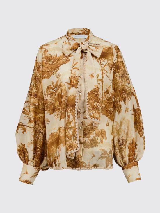 26FW 짐머만 셔츠 8494TSS262 COSA Beige - ZIMMERMANN