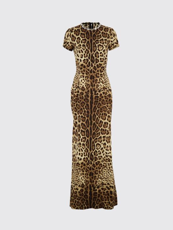 26FW 돌체앤가바나 롱 원피스 F618EZFSADD HY13M Savannah - DOLCE & GABBANA
