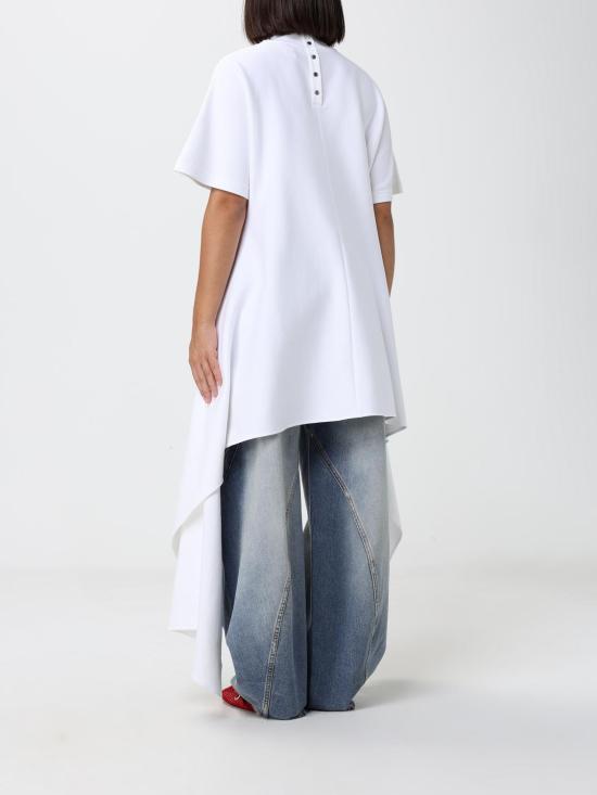 26FW 알라이아 탑 AA9I0031J095D 000 White - ALAIA
