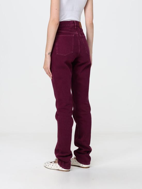 26FW 끌로에 데님 팬츠 CH26WDP21159 53B Burgundy - CHLOE