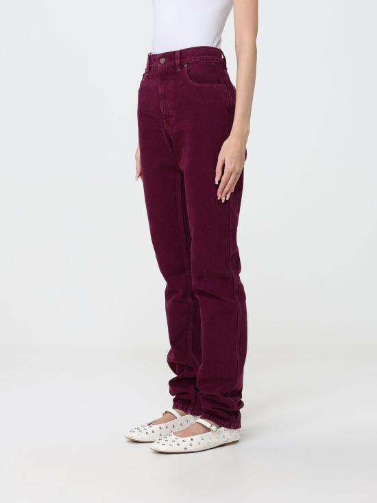 26FW 끌로에 데님 팬츠 CH26WDP21159 53B Burgundy - CHLOE
