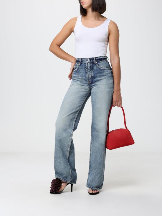 26FW 알라이아 데님 팬츠 AA9P1274D023C A20 Blue - ALAIA
