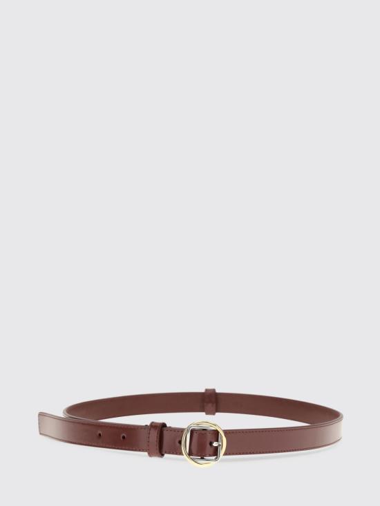 26FW 자크뮈스 레귤러 벨트 BEW00344AC18A01 490 Burgundy - JACQUEMUS