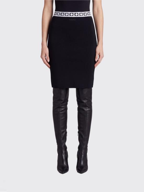 26FW 베르사체 스커트 10257741A18357 1B000 Black