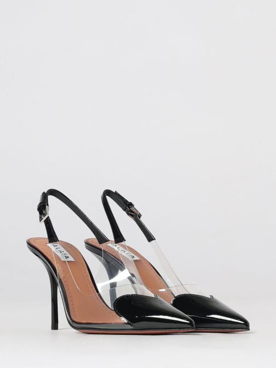 26FW 알라이아 힐/펌프스 AA3E083CK150 999 Black - ALAIA