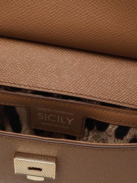 26FW 돌체앤가바나 SICILY 시실리 스몰 핸드백 BB7116B1001 8M417 Brown - DOLCE & GABBANA