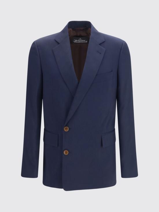 26FW 비비안웨스트우드 자켓 2301002YW01IO K410 Navy - VIVIENNE WESTWOOD