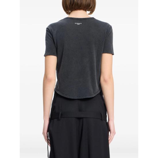 26FW 앤 드뮐미스터 폴로 티셔츠 B0014483 FA790 098 BLACK - ANN DEMEULEMEESTER