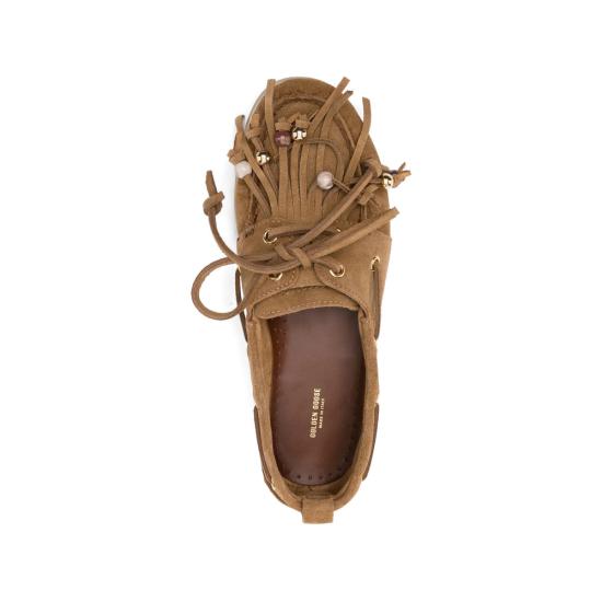 26SS 골든구스 크루즈 로퍼 GWF01056 F008190 55302 BROWN - GOLDEN GOOSE