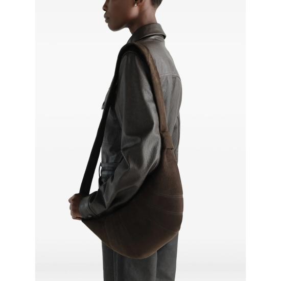 26FW 르메르 미디움 크루아상 알파카 누벅 백 BG0235 LL0189 BR007 BROWN - LEMAIRE