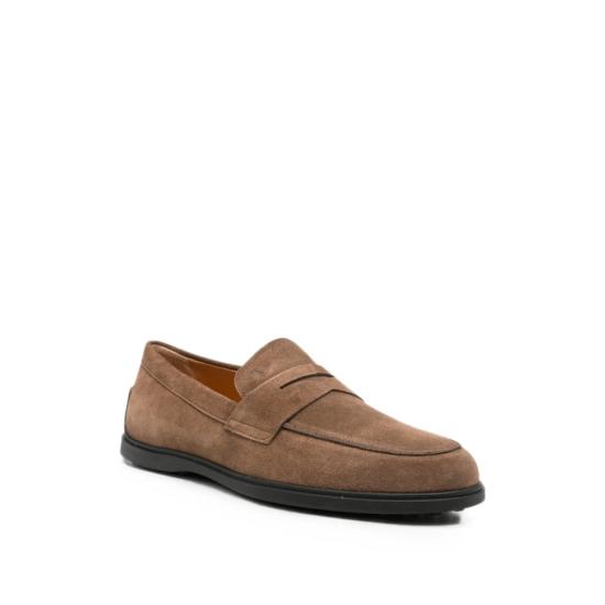 26FW 토즈 스웨이드 페니 로퍼 XXM78L0JM60R E0S818 BROWN - TODS