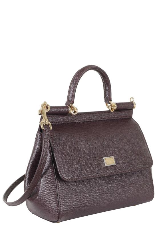 26FW 돌체앤가바나 미디움 시실리 핸드백 BB6003 B1001 099 Purple - DOLCE & GABBANA