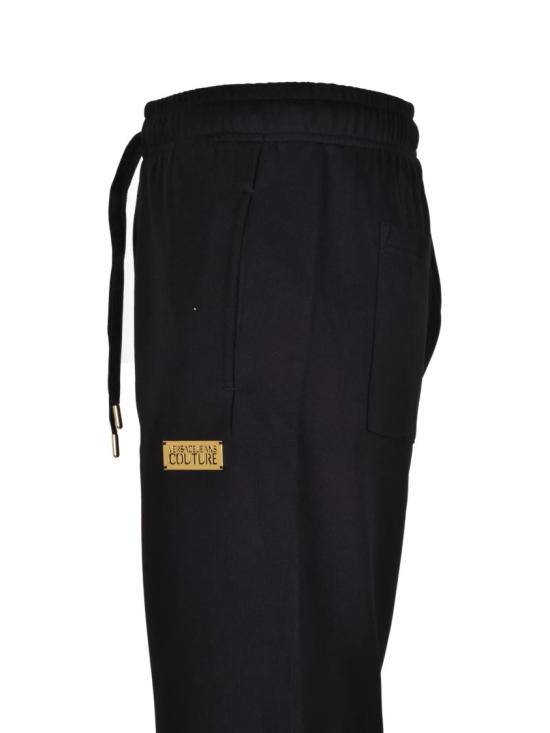25FW 베르사체 팬츠 진 쿠튀르 블랙 트레이닝  (사이즈 조절 가능) - VERSACE